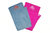 Fitnesshandtuch blau & pink 2er-Set