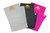 Fitnesshandtuch schwarz & weiß & pink 3er-Set